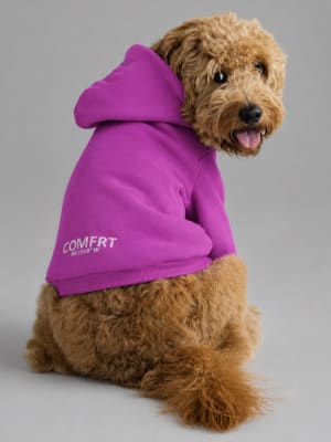 Tranquil Paw Hoodie / Wild Berry