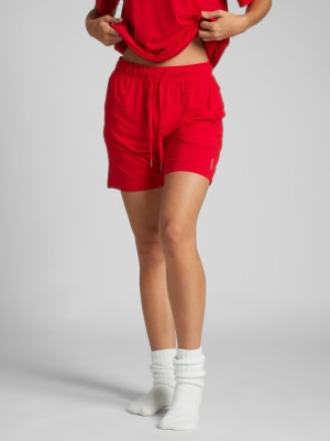Cloud Lounge Shorts: Cherry