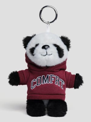 Panda Bear Mystery Color Keychain / Maroon