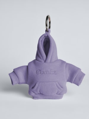Hoodie Keychain: Lavender