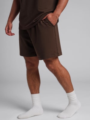 Luxe Terry Short: Jared is 6'1" and wears a size XL