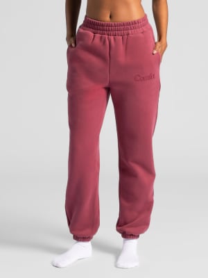 Minimalist Sweatpants: Berry
