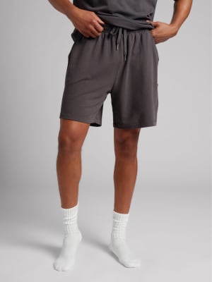 Luxe Terry Short: Imani is 6'4" wearing a size XL