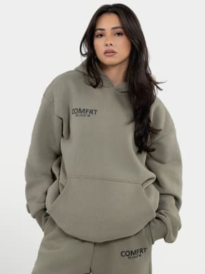 Coordinate™ Hoodie: Kiana is 5’3” wearing a size M
