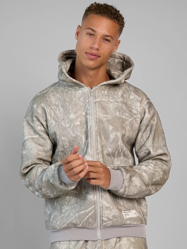 Camo Zip Hoodie — Comfrt