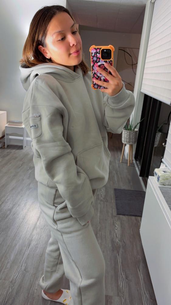 Hoodie with a lot of pockets on sale