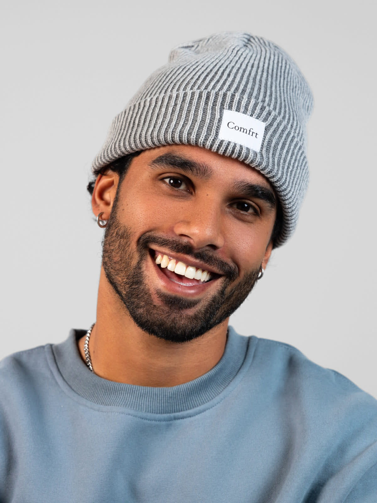 Classic Two-Tone Beanie — Comfrt - Main Image