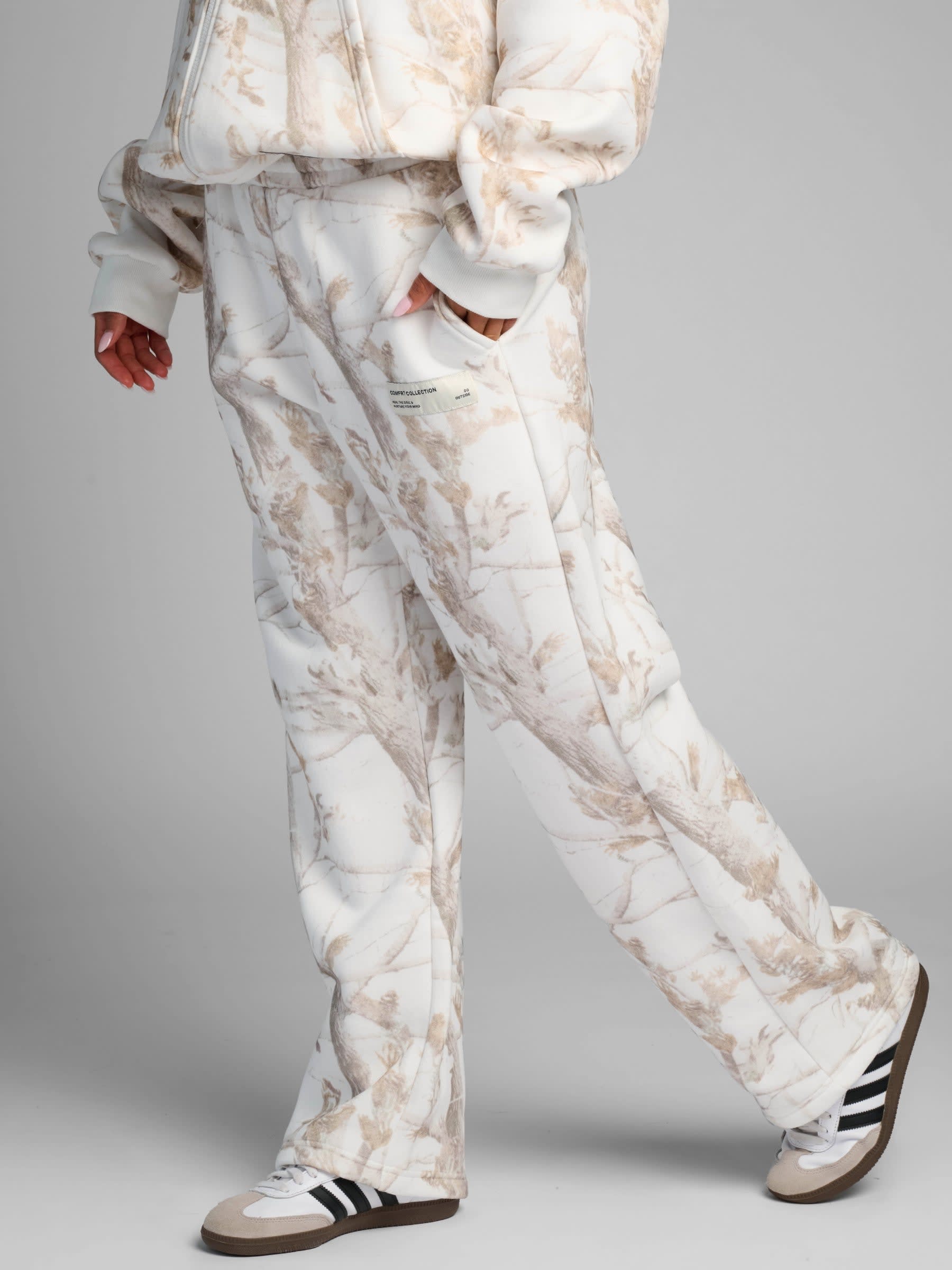 Camo Straight Leg Sweatpants — Comfrt