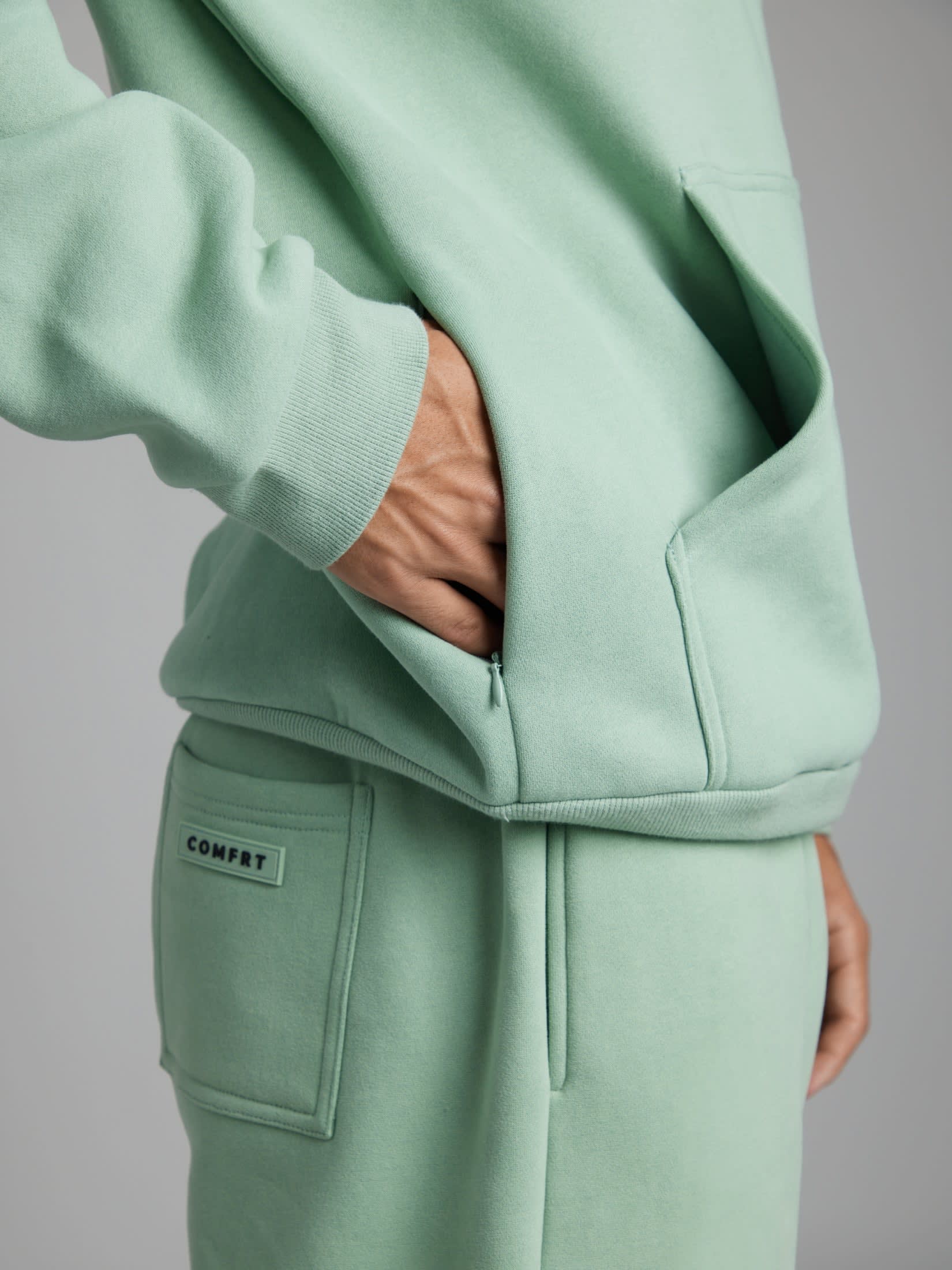 Kumosaka Hoodie With Eye Mask Built In, Airplane Mode Travel Hoodie
