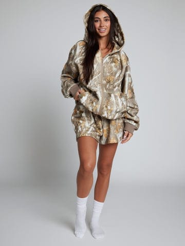 Camo Zip Hoodie